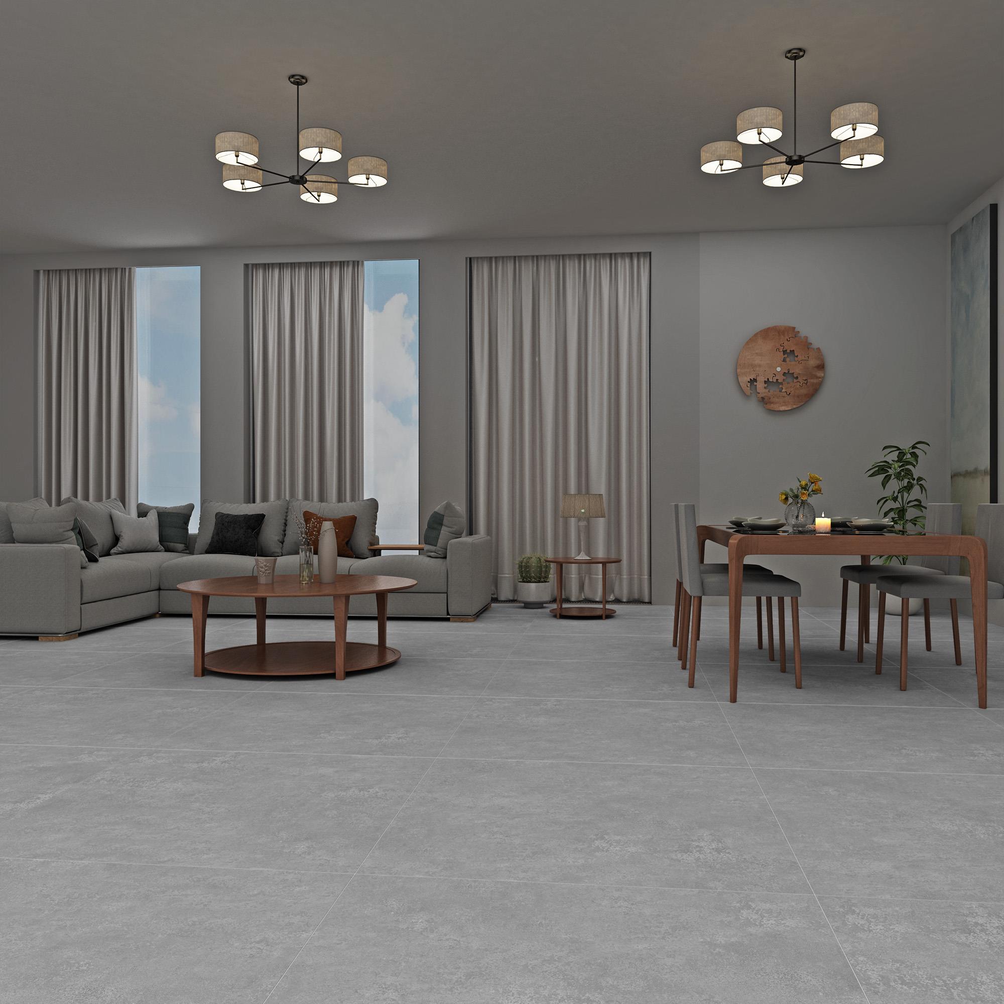 سرامیک کف توکیو سیلور مات ایفاسرام 100*100
